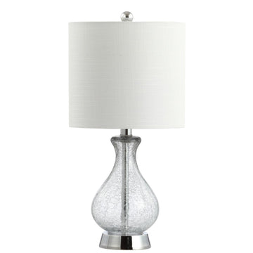 Playa 21" Metal/Bubble Glass LED Table Lamp - JONATHAN Y
